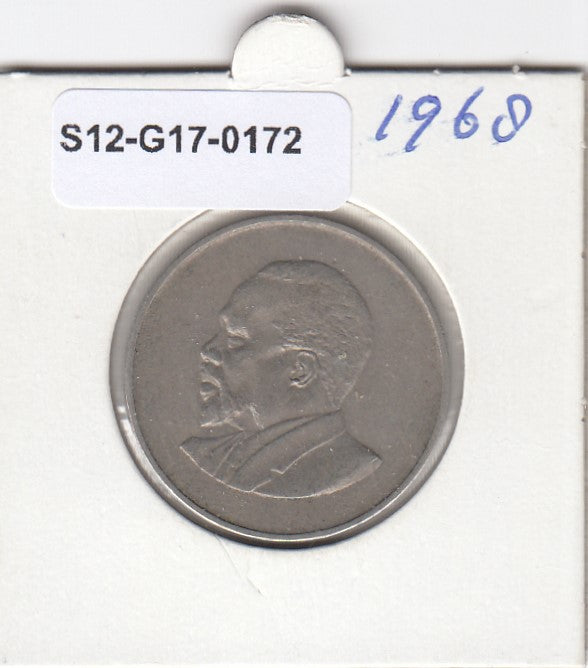 S12-G17-0172 Kenya 1 shilling 1968  VF