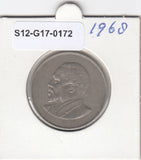 S12-G17-0172 Kenya 1 shilling 1968  VF