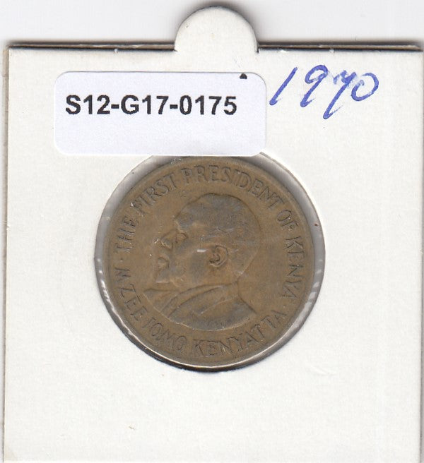 S12-G17-0175 Kenya 5 cent 1970  VF