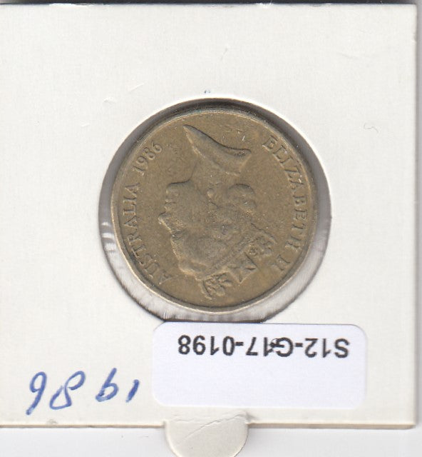 S12-G17-0198 Australië 1 dollar 1986  VF Year of Peace