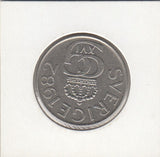 S12-G17-0239 Zweden 5 Kronor 1982  VF