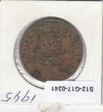 S12-G17-0241 Nederlands-Indië 2 1/2 cent 1945 P VF
