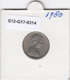 S12-G17-0314 Australië 5 cents 1980  VF