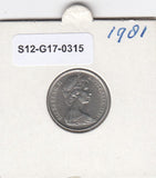 S12-G17-0315 Australië 5 cents 1981  VF