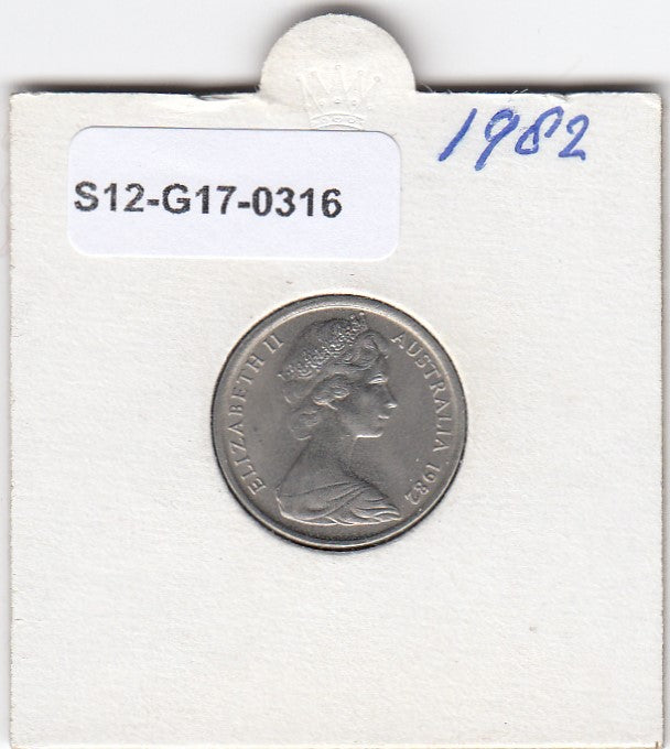 S12-G17-0316 Australië 5 cents 1982  VF