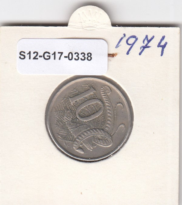 S12-G17-0338 Australië 10 cents 1974  VF