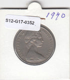 S12-G17-0352 Australië 20 cents 1970  VF