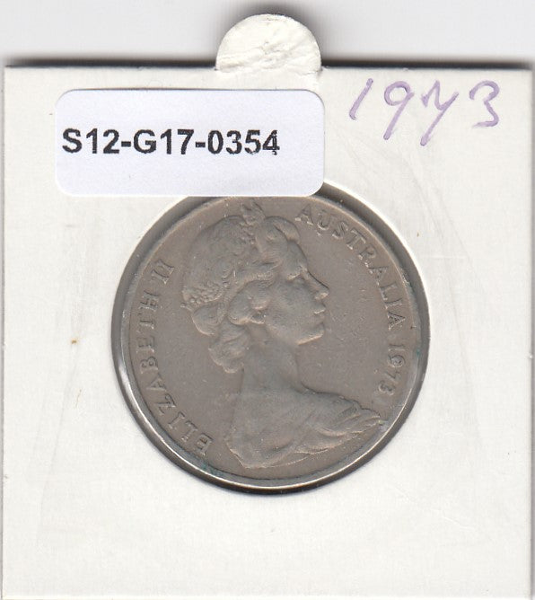 S12-G17-0354 Australië 20 cents 1973  VF