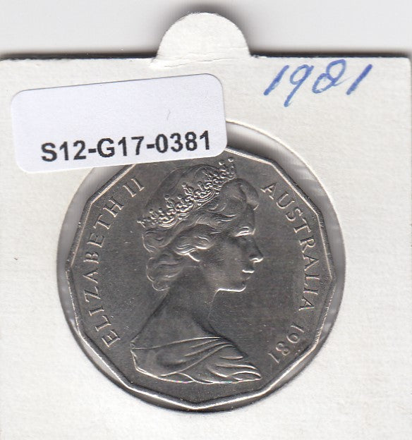 S12-G17-0381 Australië 50 cents 1981  UNC