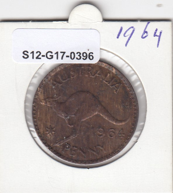 S12-G17-0396 Australië 1 penny 1964  VF