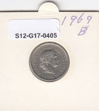 S12-G17-0405 Zwitserland 10 rappen 1969  VF