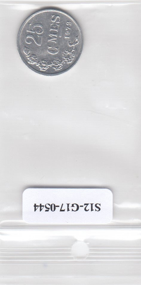 S12-G17-0544 Luxemburg 25 centimes 1972 ZF/Pr