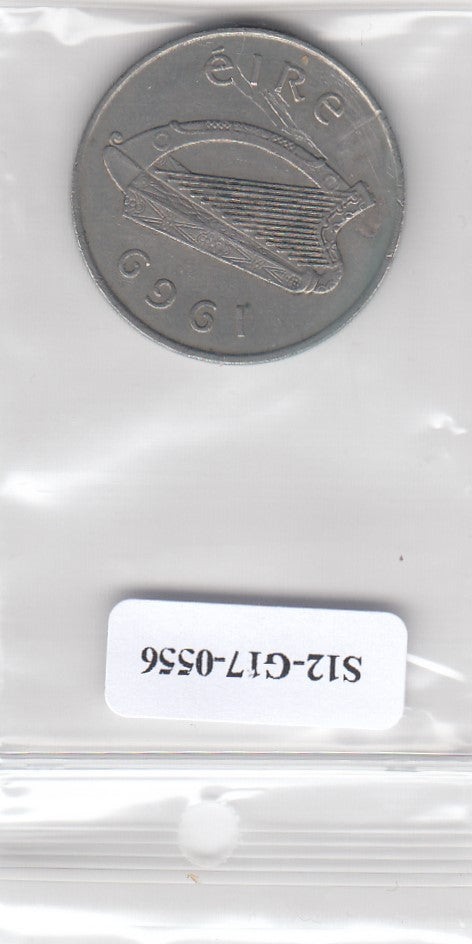 S12-G17-0556 Ierland 10 pence 1969  VF