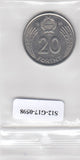 S12-G17-0598 Hongarije 20 forint 1985  MS60