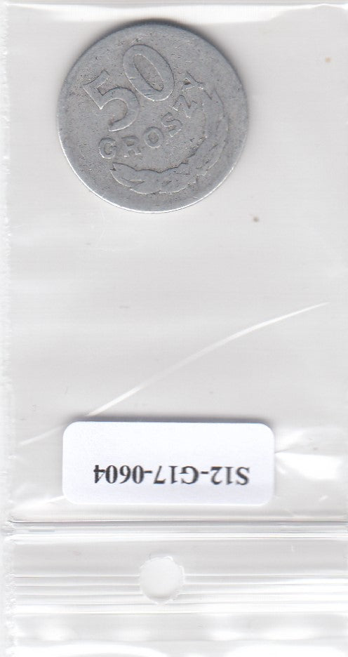 S12-G17-0604 Polen 50 groszy 1949  FI