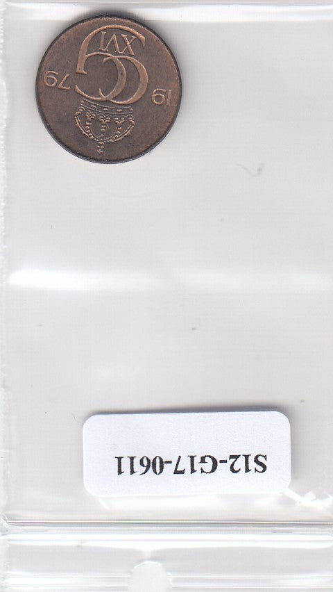 S12-G17-0611 Zweden 5 ore 1979  VF
