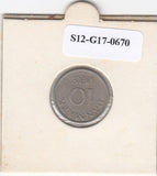 S12-G17-0670 Denemarken 10 ore 1955  VF