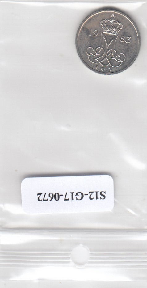 S12-G17-0672 Denemarken 10 ore 1983  VF