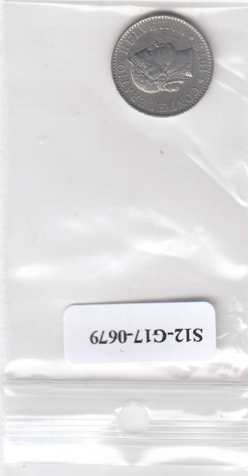 S12-G17-0679 Zwitserland 5 rappen 1975  VF