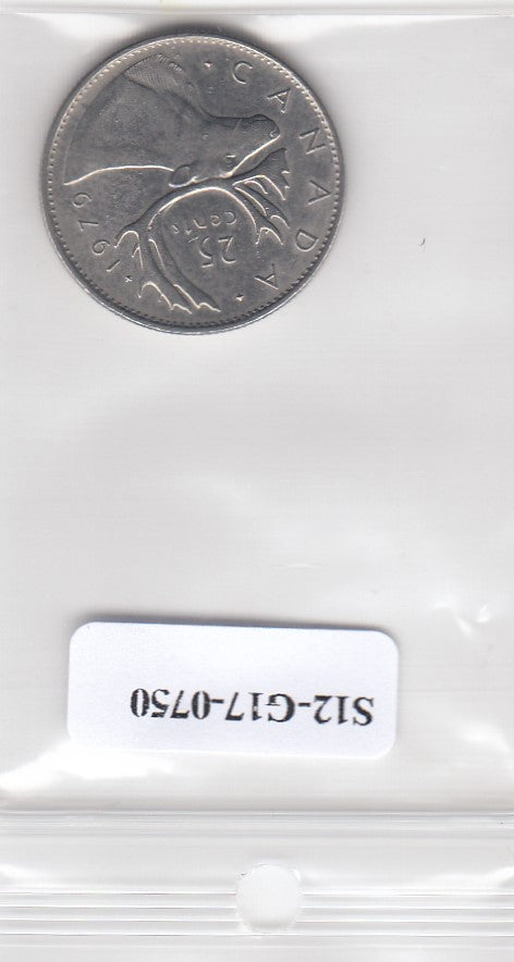 S12-G17-0750 Canada 25 cent 1979  VF