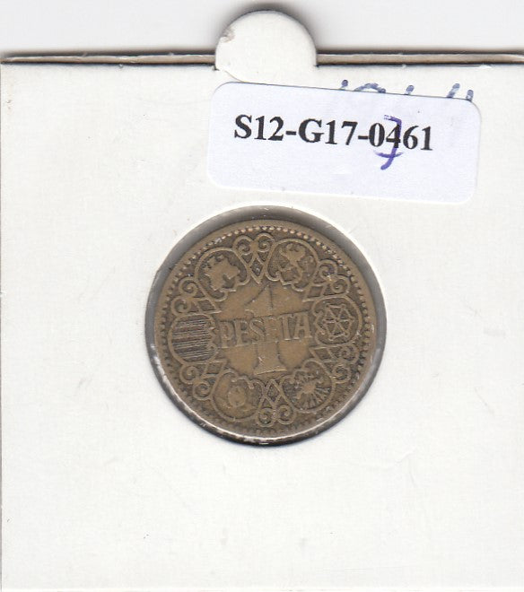 S12-G17-0761 Spanje 1 peseta 1944  VF