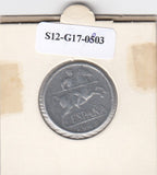 S12-G17-0803 Spanje 10 centimos 1945  FI/VF