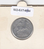 S12-G17-0804 Spanje 10 centimos 1953  FI/VF