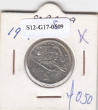 S12-G17-0809 Spanje 5 pesetas 1957 (STAR ?) FI