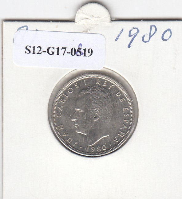 S12-G17-0819 Spanje 5 peseta 1980 (STER 1981) XF+