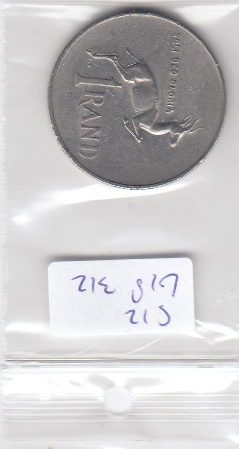 S12-G18-0312 Zuid Africa 1 rand 1979  VF+ KM104 J. Diederichs