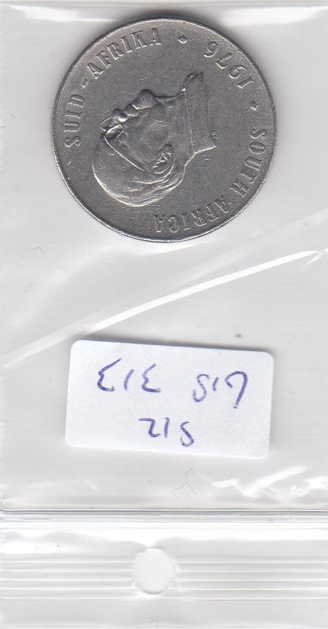 S12-G18-0313 Zuid Africa 50 cent 1976  VF KM96 J. Fouché