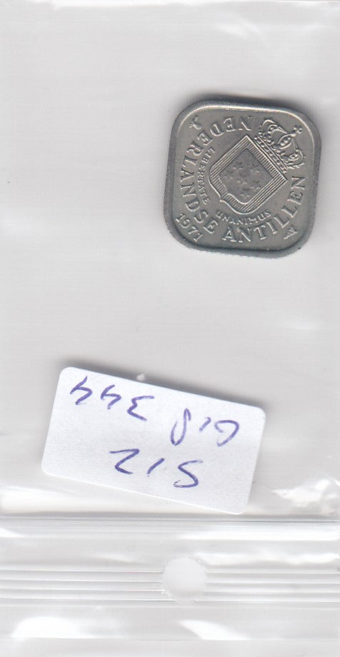 S12-G18-0344 Antillen 5 cents 1980  VF KM13
