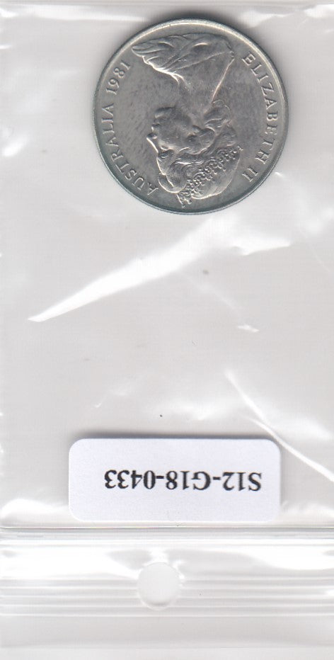 S12-G18-0433 Australië 10 cent 1981  VF/XF KM65
