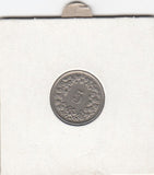 S12-G18-0469 Zwitserland 5 rappen 1954  VF KM26