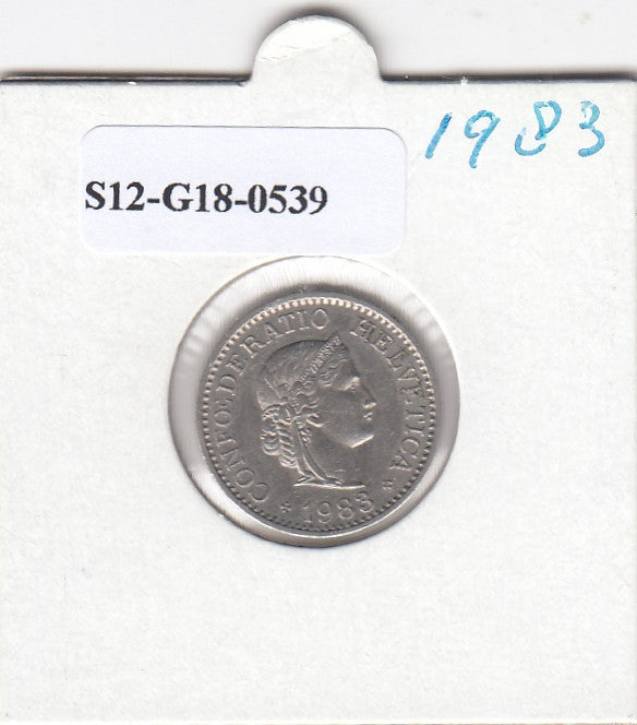 S12-G18-0539 Zwitserland 10 rappen 1983  VF KM27