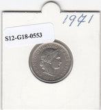S12-G18-0553 Zwitserland 20 rappen  1971  XF KM29a