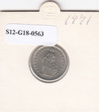 S12-G18-0563 Zwitserland 1/2 franc 1971  XF KM23a