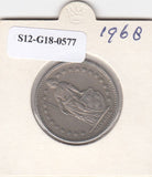 S12-G18-0577 Zwitserland 2 franc 1968 B VF KM21a