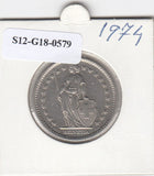 S12-G18-0579 Zwitserland 2 franc 1974  XF KM21a