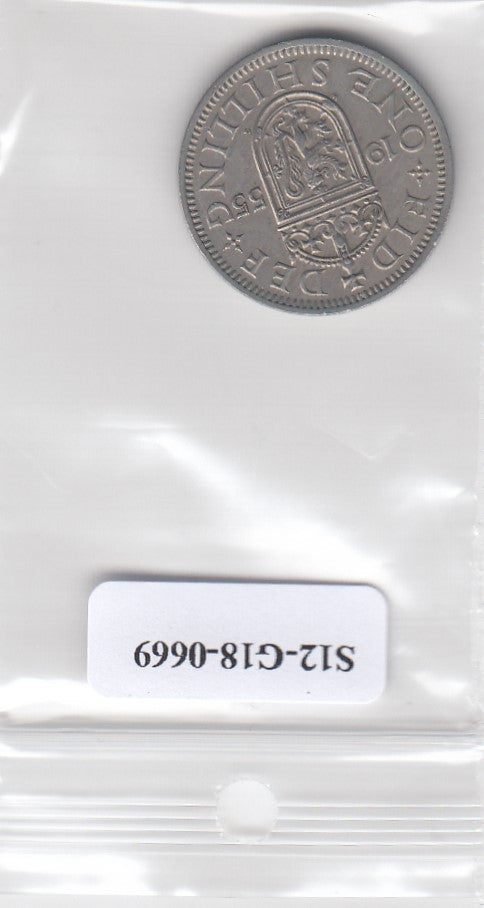 S12-G18-0669 United Kingdom 1 shilling 1955 VF KM905 Scottish