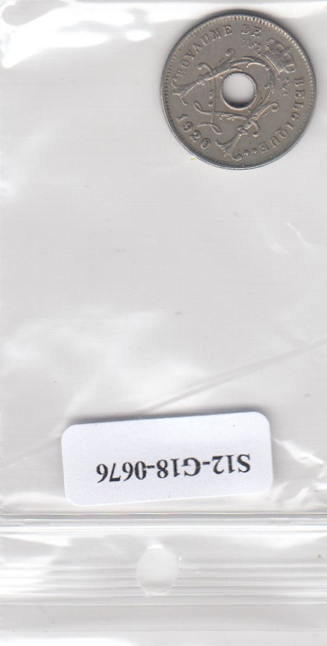 S12-G18-0676 België 5 centimes 1920 belgique VF KM66