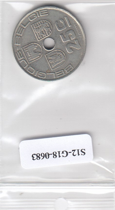 S12-G18-0683 België 25 centimes 1939 belgique VF KM114