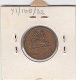 S12-G19-0032 Ethiopië 10 santeem 1944  VF KM34