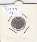 S12-G19-0037 Roemenië 5 bani 1966  VF KM92