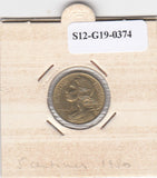 S12-G19-0374 Frankrijk 5 centimes 1980  VF KM933