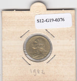 S12-G19-0376 Frankrijk 5 centimes 1982  VF KM933