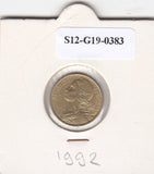 S12-G19-0383 Frankrijk 5 centimes 1992 ZG KM933