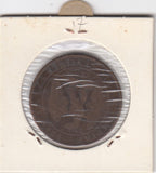 S12-G19-0390 Frankrijk 10 centimes 1854 K VF- KM771