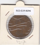 S12-G19-0396 Frankrijk 10 centimes 1913  VF KM843