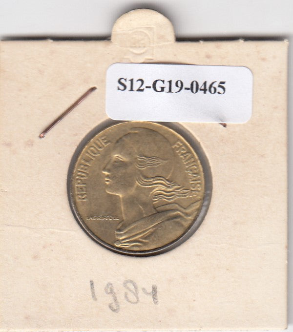 S12-G19-0465 Frankrijk 20 centimes 1984  XF KM930